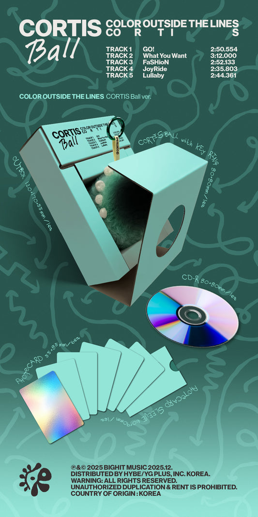 CORTIS - EP 1st Album - COLOR OUTSIDE THE LINES (CORTIS Ball ver.)