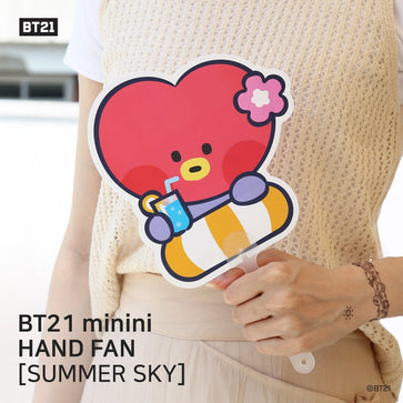 BT21 Minini Hand Fan Summer Sky – Kpop Omo