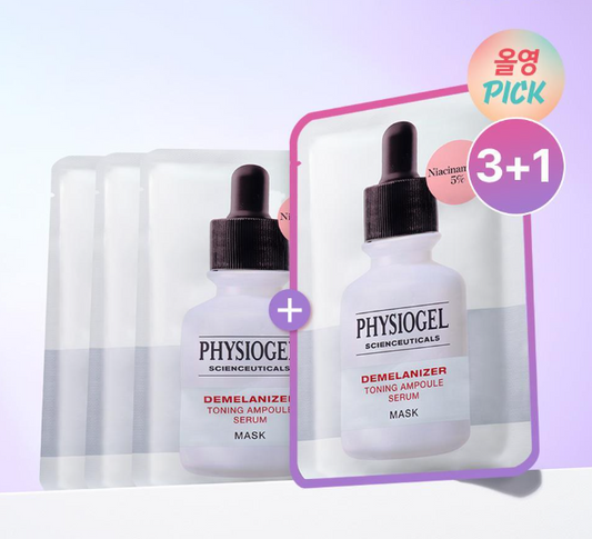 Physiogel Scientifics Demelanizer Toning Ampoule Serum Mask 3+1