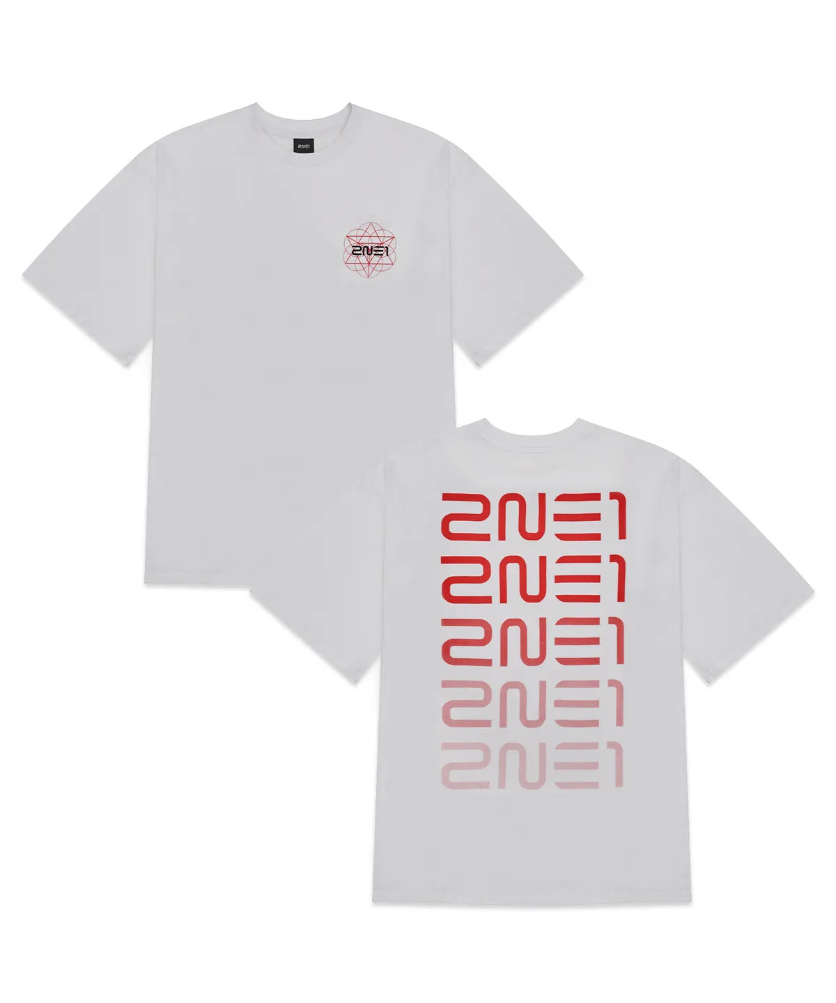 YG Select 2ne1 Welcome Back 2024 Concert Official MD Limited Logo T Shirt White L