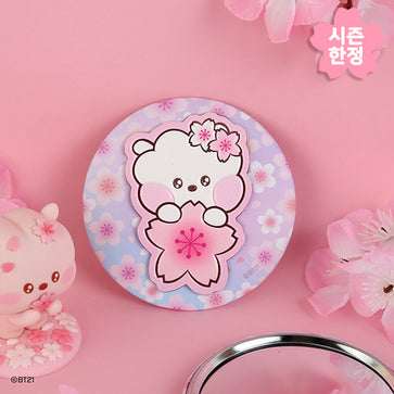 BTS x BT21 - Cherry Blossom Leather Patch Mirror – Kpop Omo