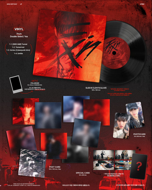 ATEEZ - HBD Mingi 2024:  FIX ON/OFF Vinyl LP