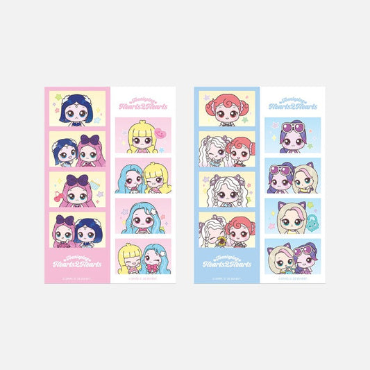 HEARTS2HEARTS - Teenieping X hearts2hearts Official MD 4CUT Photo Sticker