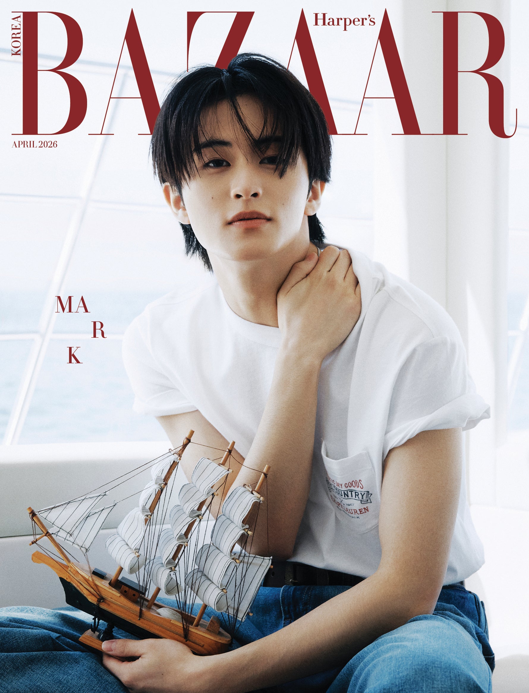 NCT mark - bazzar magazine april 2026 issue cover b – Kpop Omo