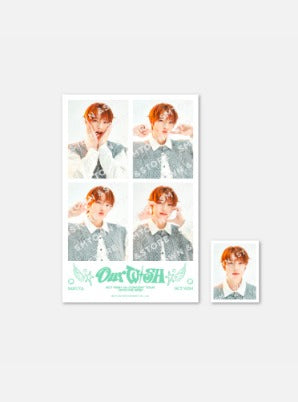 NCT WISH - Into the Wish Our Wish 1st Concert Tour Official MD 4 Cut+ID Photo Set