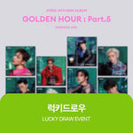Ateez - Golden Hour : Part.5 14th Mini Album Dear My Muse Lucky Draw Event Digipack Ver