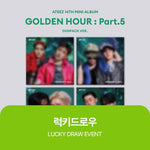 Ateez - Golden Hour : Part.5 14th Mini Album Dear My Muse Lucky Draw Event Digipack Unit Ver