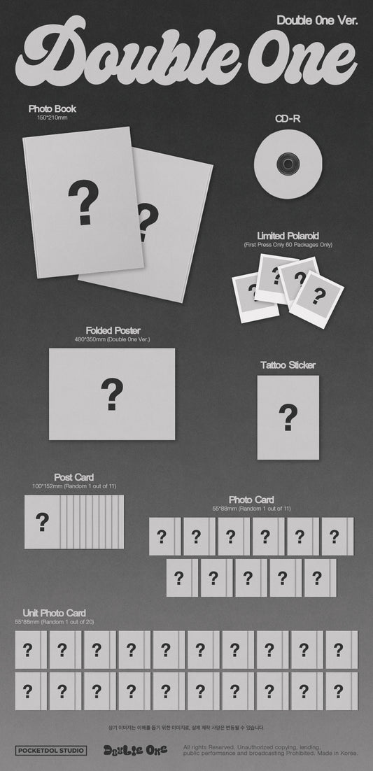 DOUBLE 0NE 1st Mini Album - Xpert
