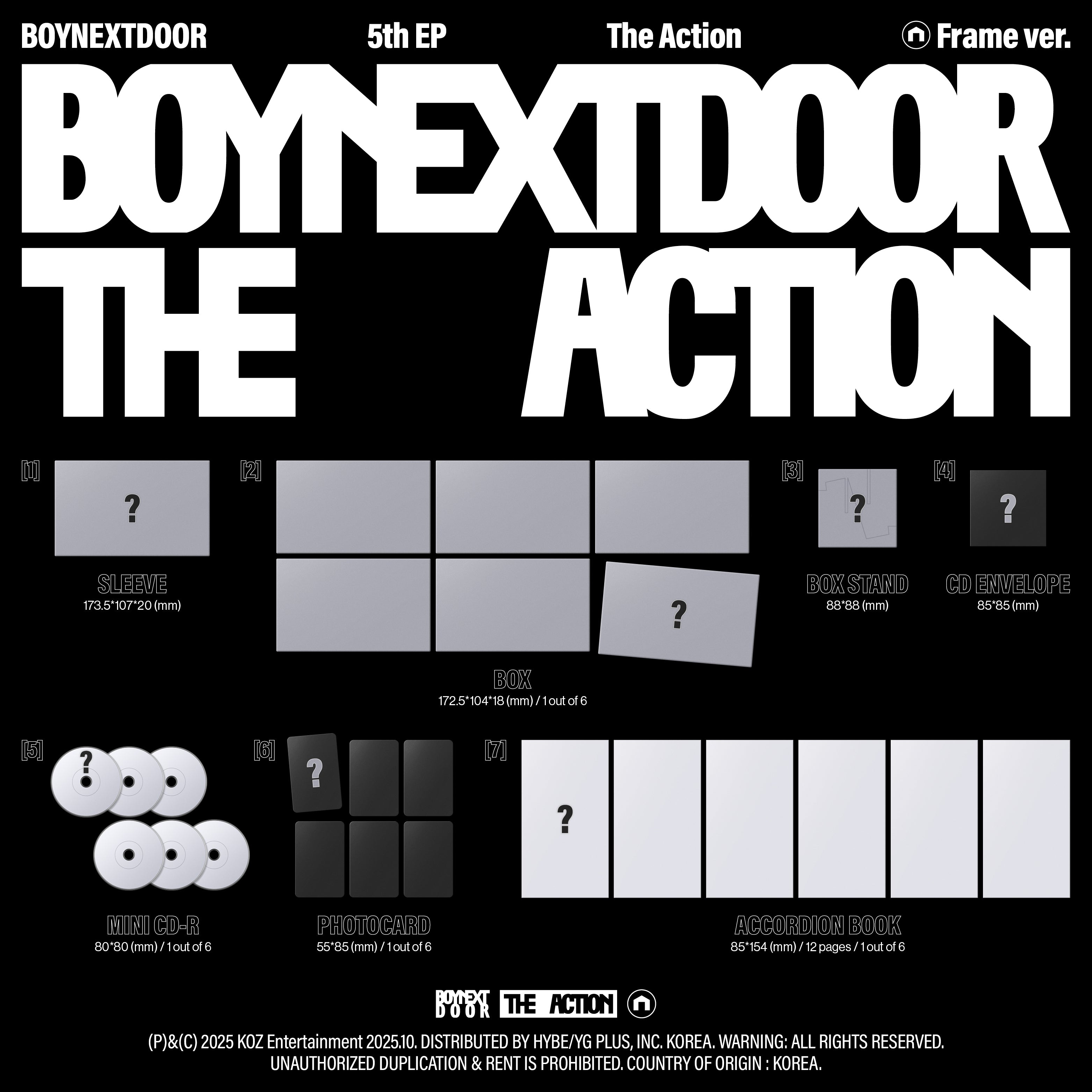 BOYNEXTDOOR 5th Ep Album - The Action – Kpop Omo