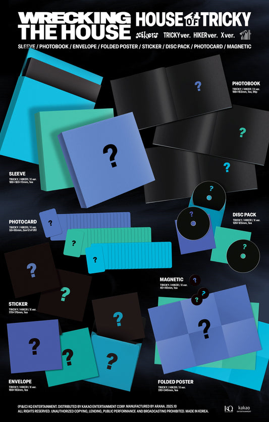 XIKERS 6th Mini Album  - House of Tricky : Wrecking the House