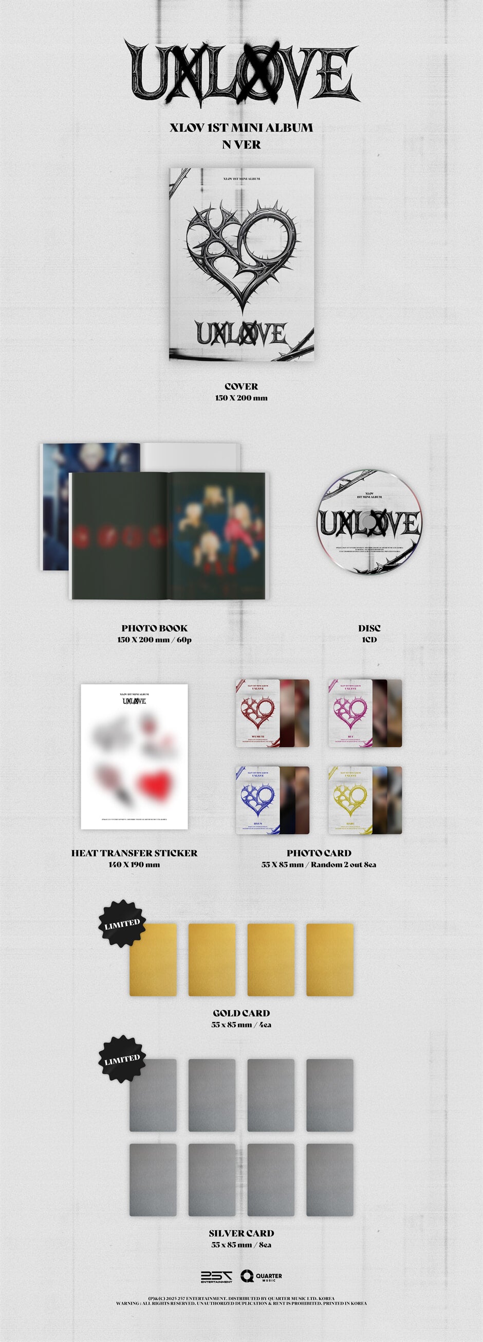 XLOV 1st Mini Album - UXLXVE – Kpop Omo