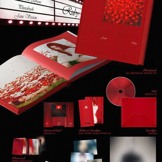 Jennie Draw Ruby JENNIE The 1st Studio Album - Ruby (Everline Lucky Draw Event Photoboo ...