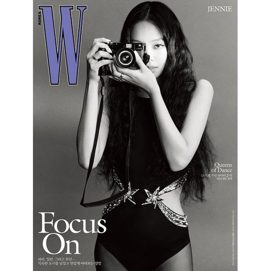 BLACKPINK JENNIE COVER STRAY KIDS FELIX LEEKNOW PICTORAL - W KOREA Nov 2023 Issue