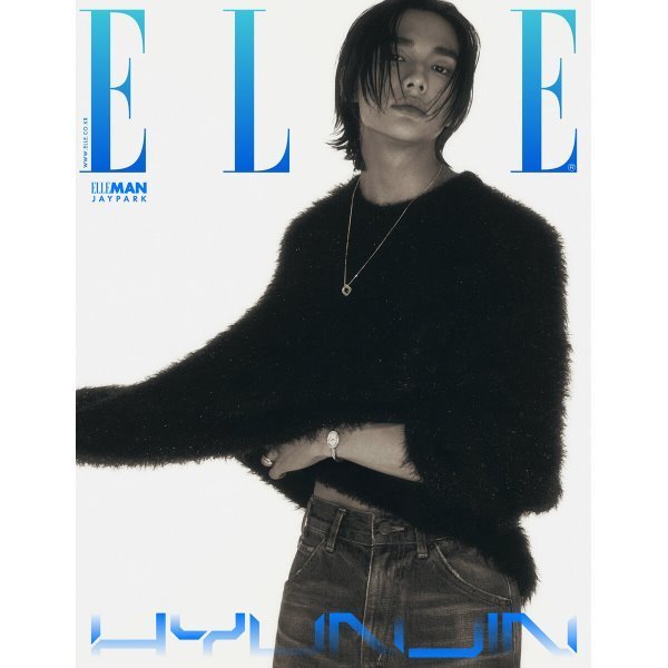 STRAY KIDS HYUNJIN on Cover of ELLE KOREA Magazine (May 2024 Issue) - Kpop Omo