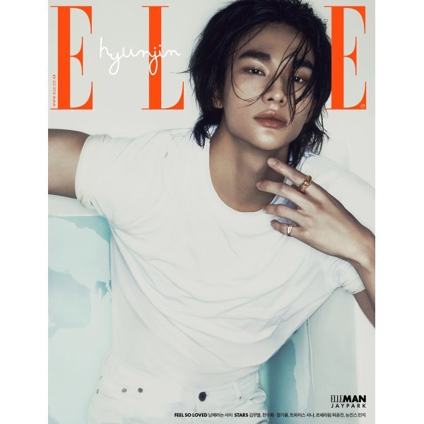 STRAY KIDS HYUNJIN on Cover of ELLE KOREA Magazine (May 2024 Issue) - Kpop Omo