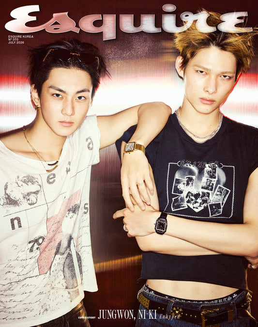 Enhypen Jungwon & Ni-ki - Esquire Magazine 2026 July Issue Cover E