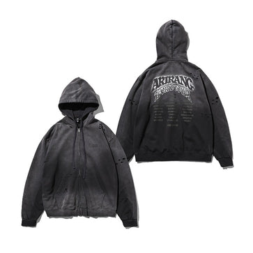 BTS ARIRANG Zip-up Hoodie ジップアップ フーディーXL BTS - arirang world tour official md Zip-Up Hoodie (Charcoal) (JP