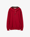 BOYNEXTDOOR - SAND SOUND CAPSULE COLLECTION OFFICIAL MD WOVEN DETAILDED FULL ZIP UP HOODIE RED