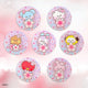 BTS x BT21 - Cherry Blossom Leather Patch Mirror