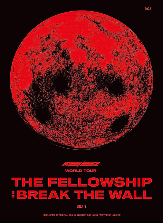 ATEEZ WORLD TOUR [THE FELLOWSHIP: BREAK THE WALL] IN CHIBA (Japan DVD Blu-Ray)