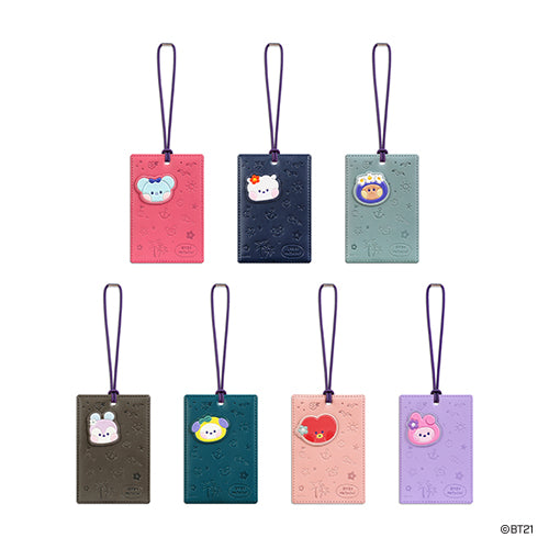 BT21 MININI LEDERPATCH REISETAG VACANCE