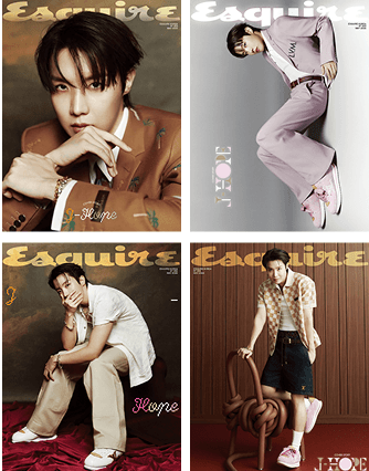 BTS j-hope - esquire magazine 2026 may 4 cover set