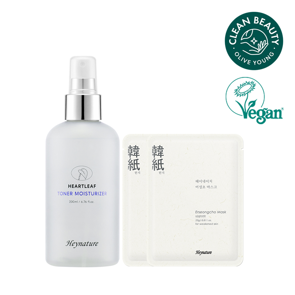 Haynature Houttuynia Cordata Skin Moisturizer Toner 200ml Set