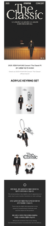 Kyuhyun - the classic 2025 concert official md acrylic keyring set