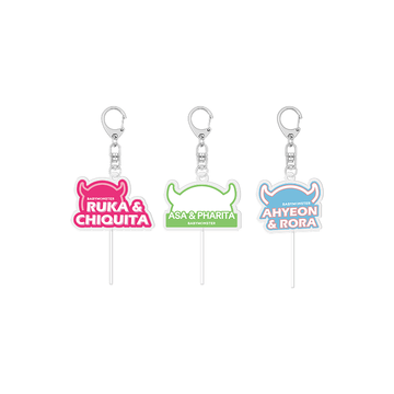BABYMONSTER - BaeMon HOUSE Official MD Acrylic Keyring Set