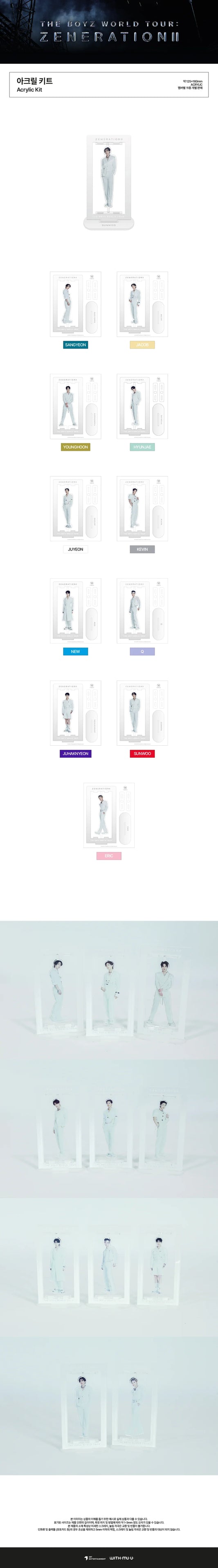 The Boyz - World Tour : ZENERATION2 Official MD Acrylic Kit