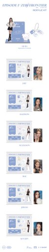 Nmixx - episode 1: zero frontier 1st world tour in incheon official md acrylic kit