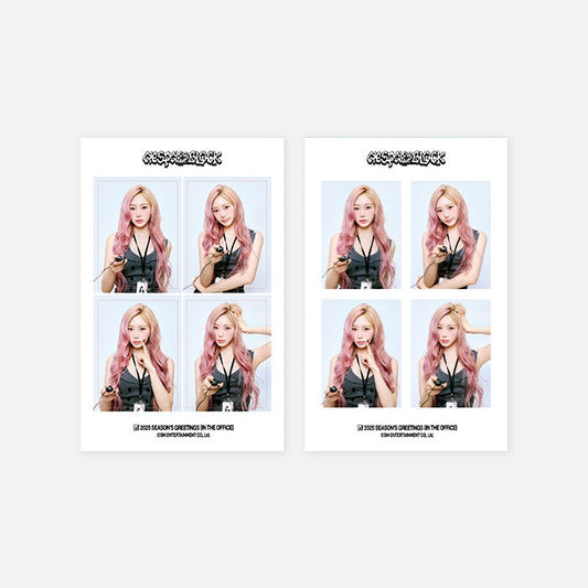 Aespa - 2025 Season’s Greetings Official MD 4CUT Photo Set