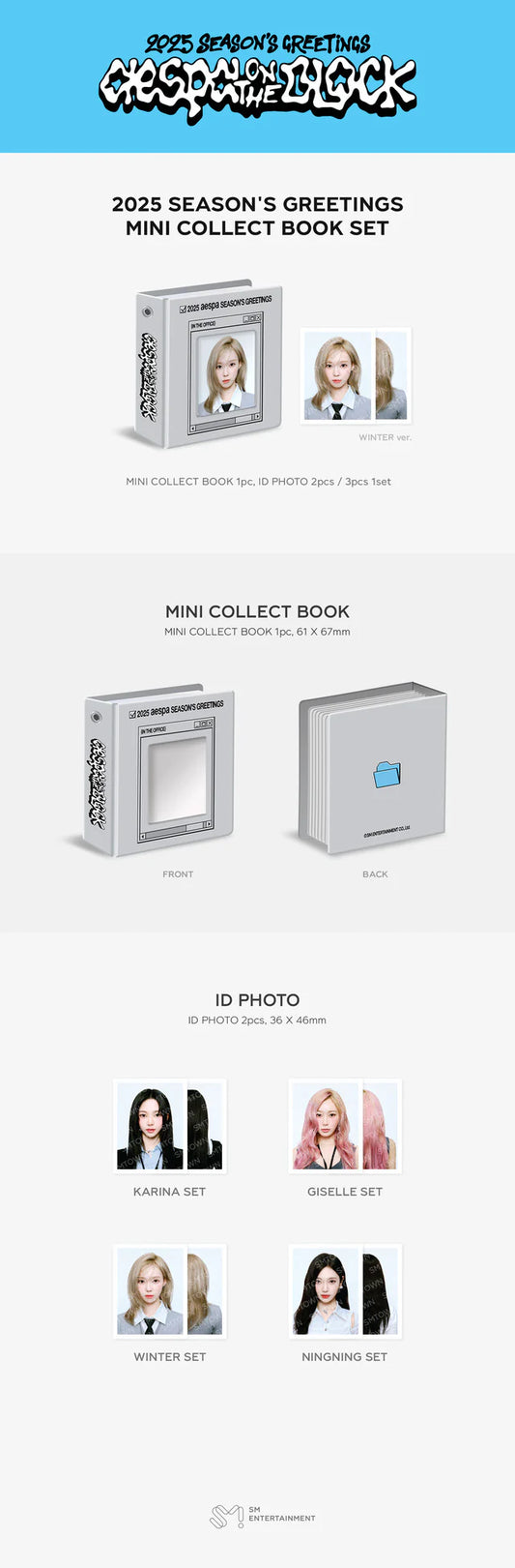 Aespa - 2025 Season’s Greetings Official MD Mini Collect Book