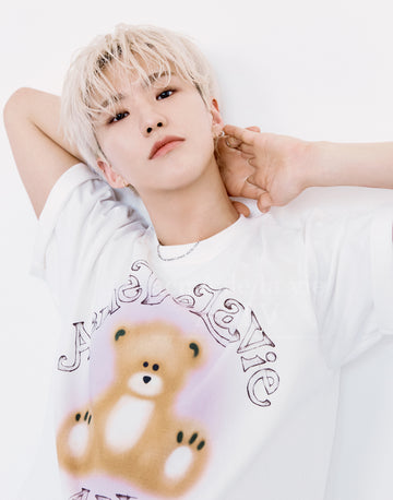 SEVENTEEN HOSHI x acme de la vie ADLV Collection - Blur Sketch Bear Short Sleeve T-Shirt