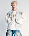 SEVENTEEN HOSHI x acme de la vie ADLV Collection - Pixel Bear Artwork Varsity Jacket