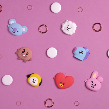 BTS X BT21 - Airtag Case Keyring – Kpop Omo