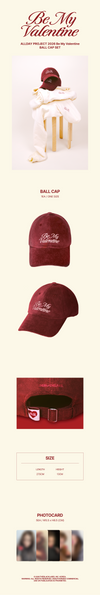 Allday project - 2026 be my valentine official md ball cap set
