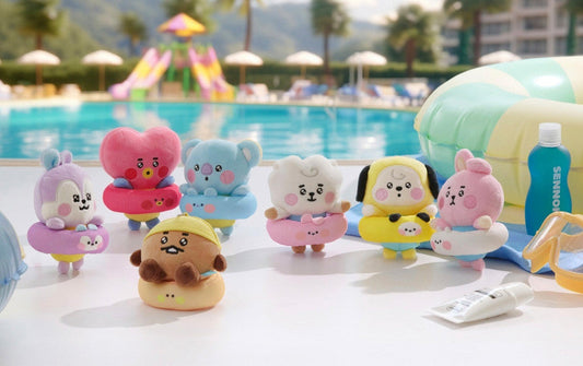 BTS x BT21 - Splash Edition Doll Keyring