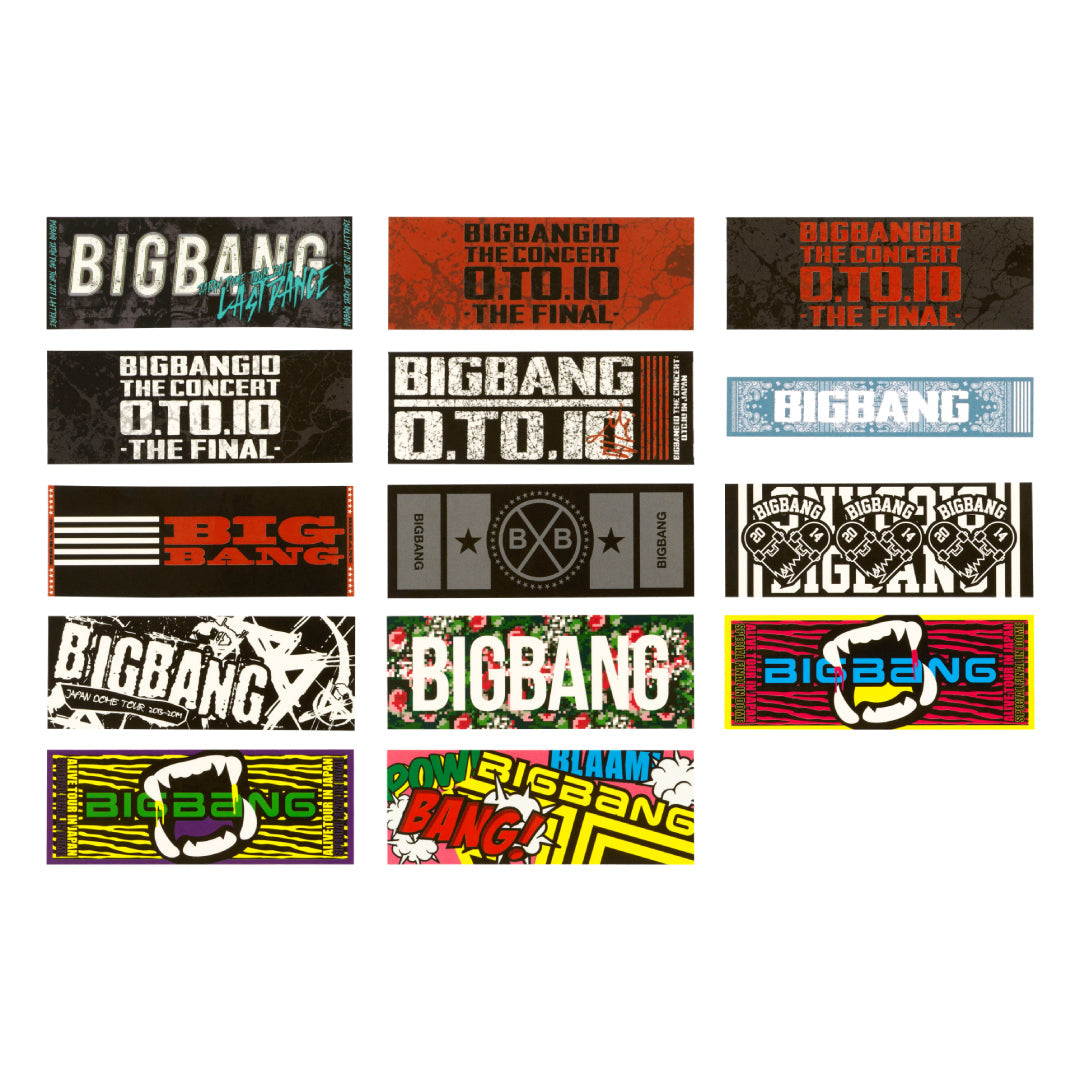 BIGBANG 2026 Japan Official MD - [Revival] Tour Towel Sticker SET