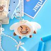 BTS x BT21 - Angel & Villain Angel Plush Keyring