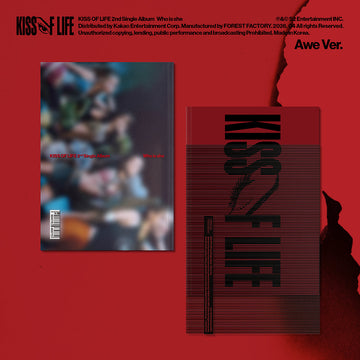 Kiss of life - who is she 2nd single album awe ver 4ea set