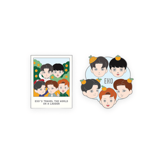 EXO - EXO's travel the world on a ladder official md badge