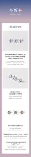 Txt - The Star Chapter : Sanctuary Official MD Badge Set