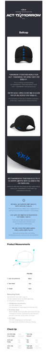 TXT - act : tomorrow world tour in u.s. official md ballcap