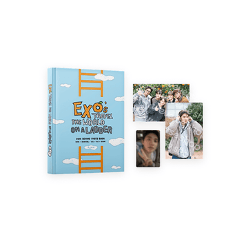 EXO - EXO's travel the world on a ladder official md behind photo book