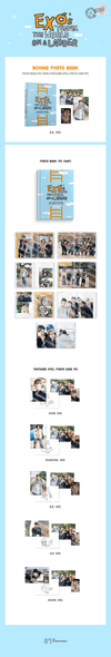 EXO - EXO's travel the world on a ladder official md behind photo book