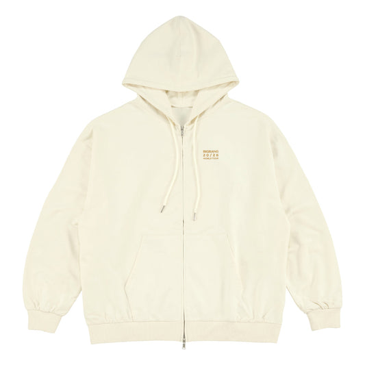 BIGBANG Zip-Up Hoodie - World Tour Announce Edition - (Ivory)