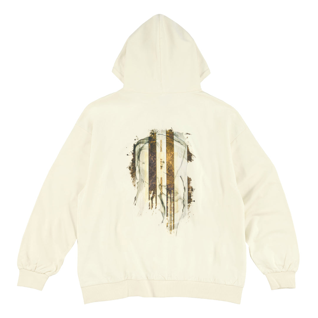 BIGBANG Zip-Up Hoodie - World Tour Announce Edition - (Ivory)