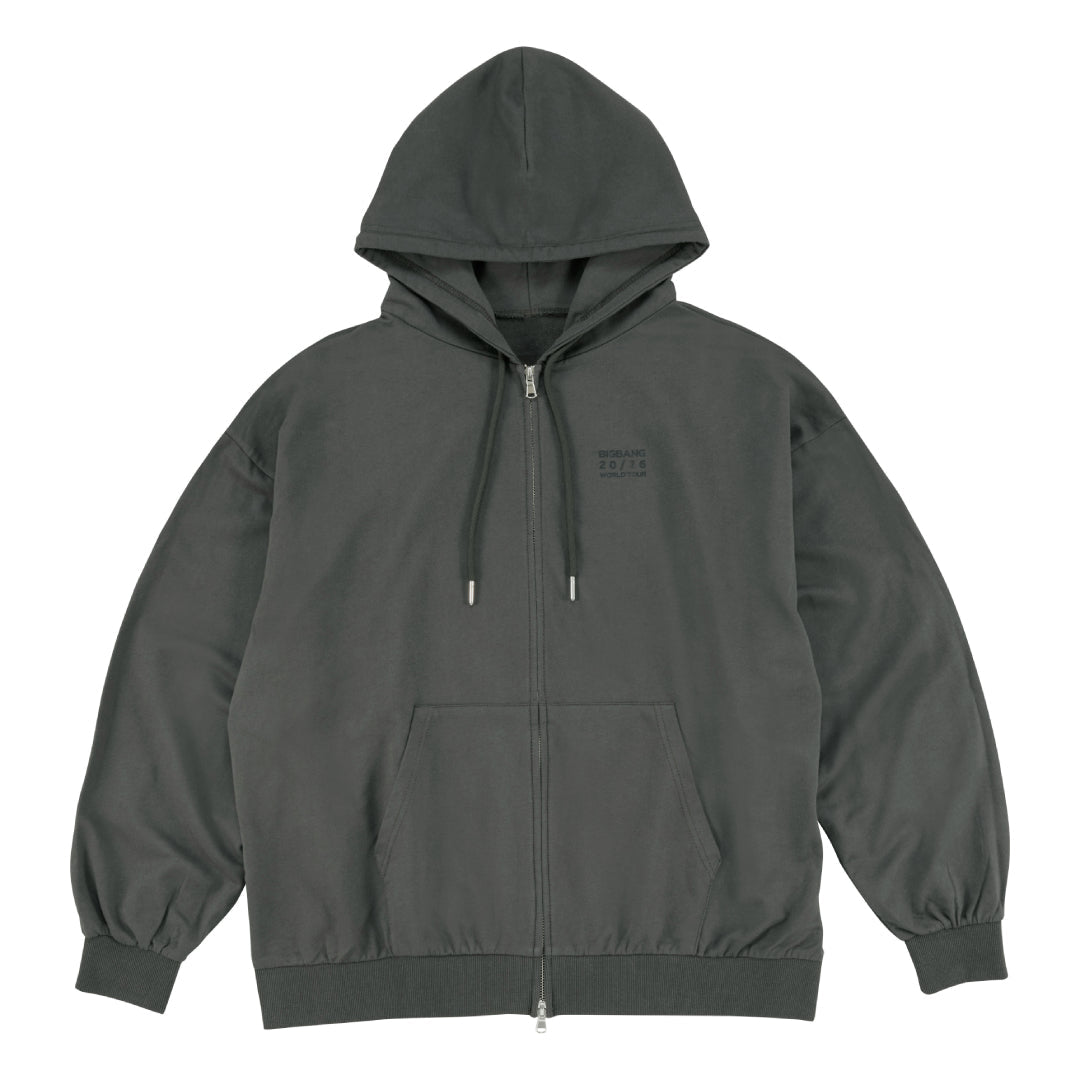 BIGBANG Zip-Up Hoodie - World Tour Announce Edition - (Gray)