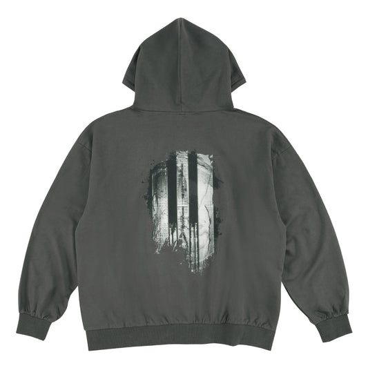 BIGBANG Zip-Up Hoodie - World Tour Announce Edition - (Gray)